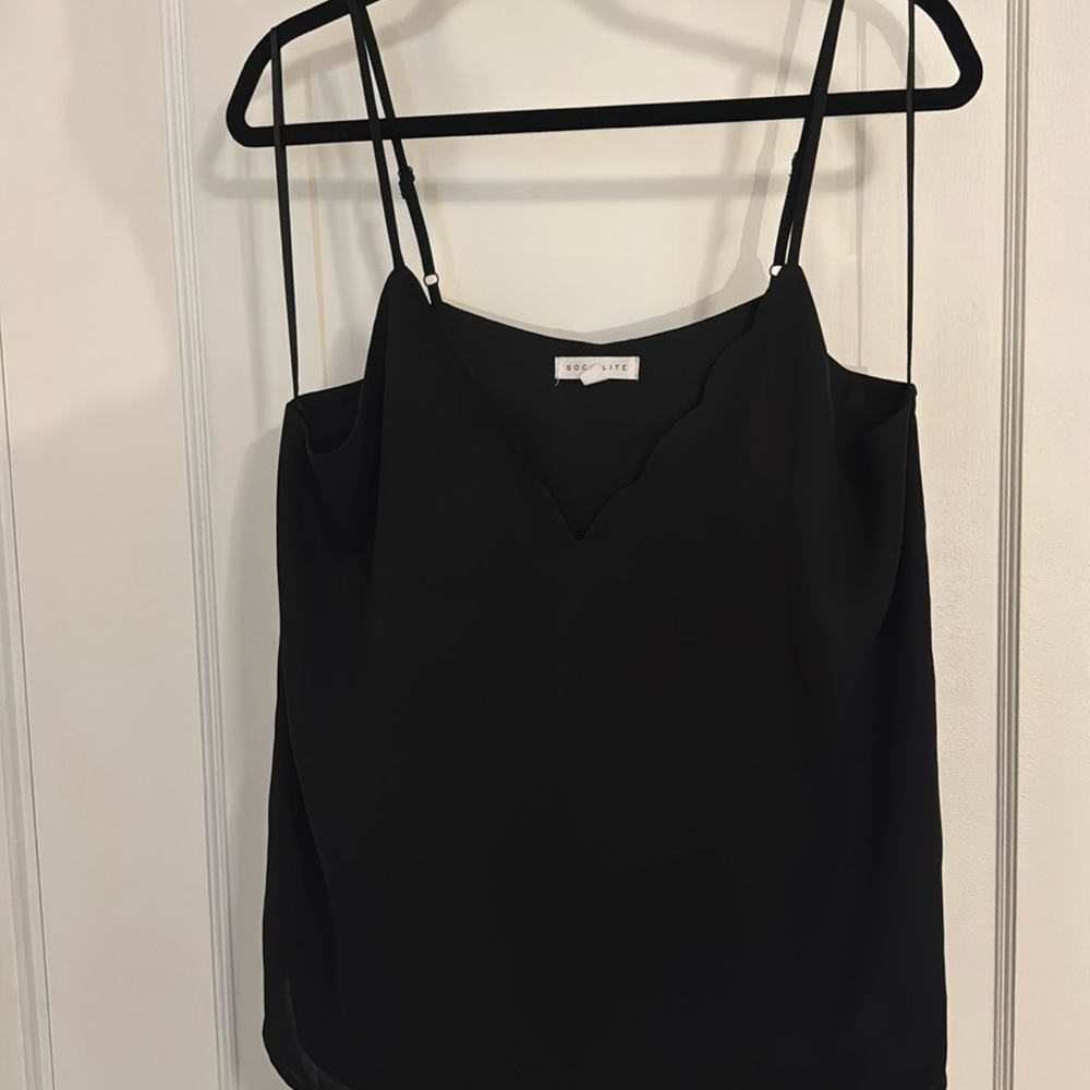 Black Socialite tank top